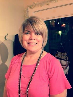 Mona's beautiful blonde hair transformation