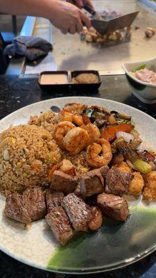 Steak and shrimp
