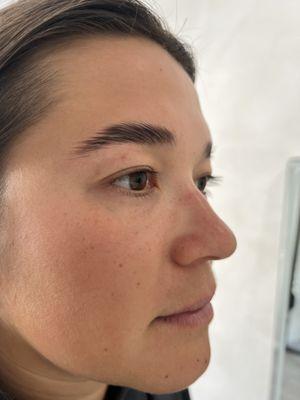 Brow lamination lasts 6-8 weeks