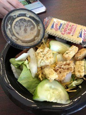 Side Salad was fresh