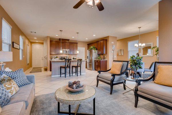 Open floor-plan showcasing my Home Staging services.