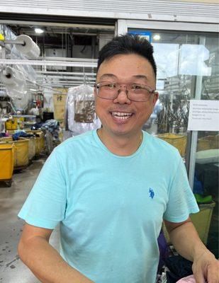 This is Victor, and this is the smile that will greet you every time you walk through the door.