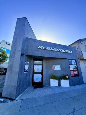 Front of the building