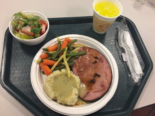 Easter dinner Army style.