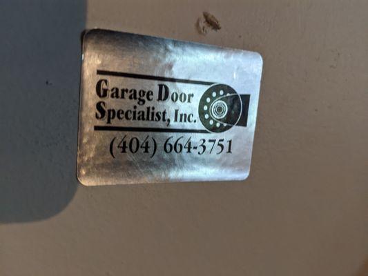 Garage Door Specialist