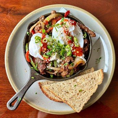 Bulgogi Beef Breakfast Skillet