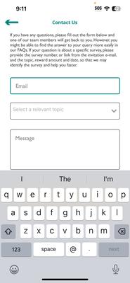 Not able to enter any data in any of the fields.