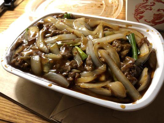 Mongolian beef $9.25