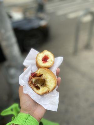 Buuelos Rellenos / Stuffed Fried Dough Fritters
