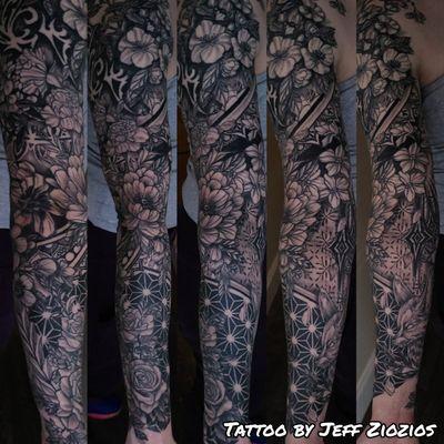 Tattoo by Jeff Ziozios at Bay City Tattoos Tampa