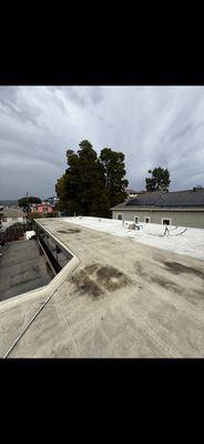 Unfinished job customer would like A1 to finish applying silicone