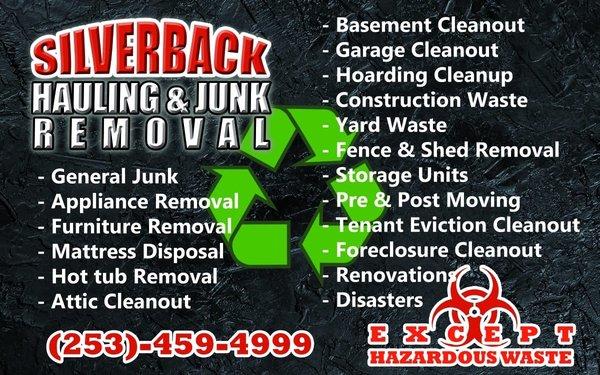 Silverback Junk Hauling & Stump Grinding