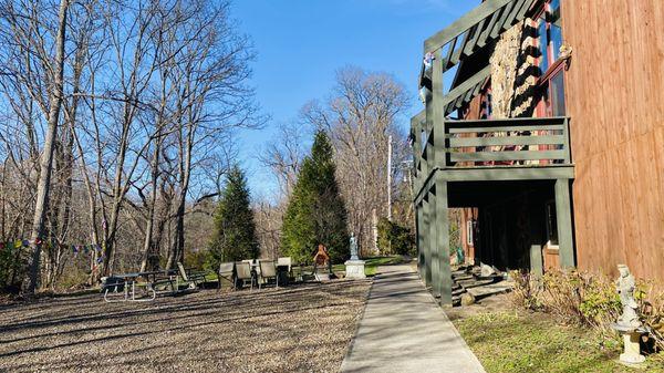 Outdoor gathering area
