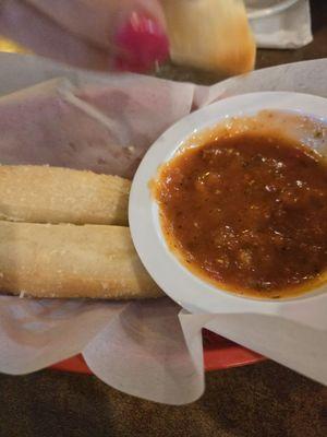 Bread sticks soft and tasty