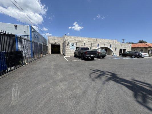 Front of the business