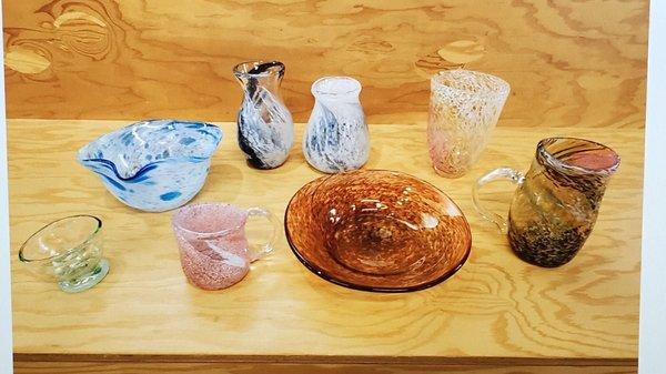 We went for team outing. High school alumni taught us to make these beautiful art work. Highly recommend doing this.