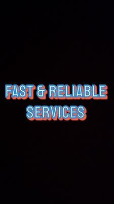Fast & Reliable Services