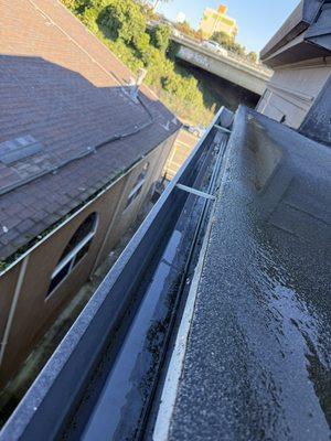 Gutter cleaning done by A1