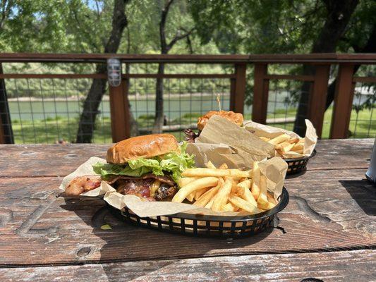 Big Bastards cheeseburgers.