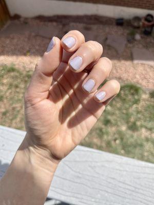 perfect gel manicure!!! very fair price too