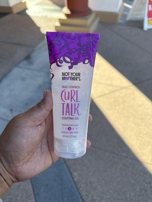 Gel for curl hair