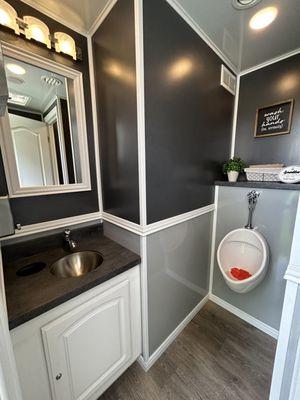 Fancy portable toilet