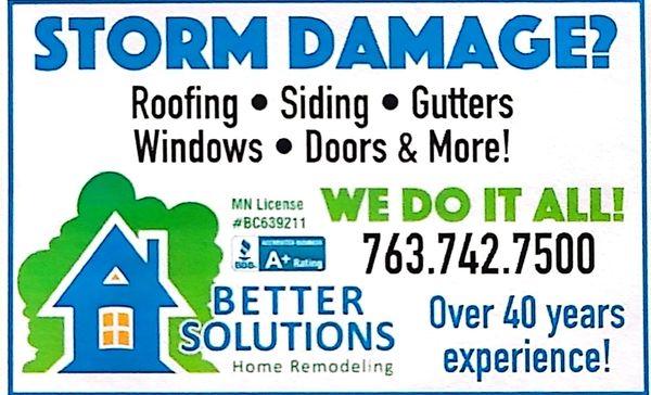 Better Solutions Remodeling