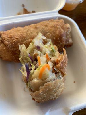 Egg rolls- huge and delicious!