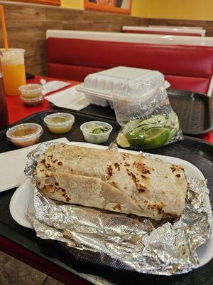 Vegetarian Burrito (Vegan style)