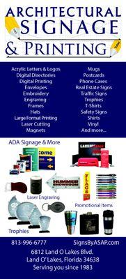 Architectural Signage & Printing