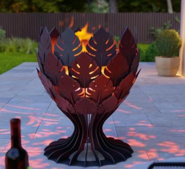 Leaf Fire Pit
