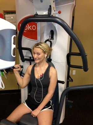 Looking this good does require a little sweat...