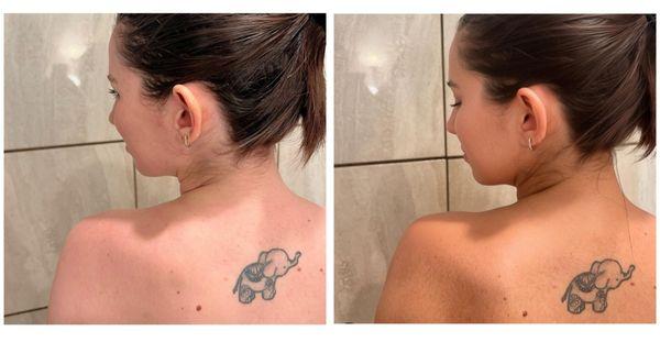 before and after is spray tanning