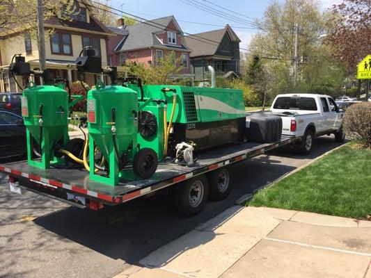 Restora Blast Mobile Dustless Blasting Unit