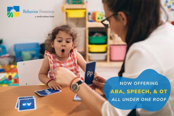 Speech & OT Services: Behavior Frontiers Center-Based & In-Home Autism Care