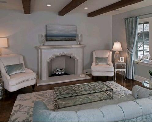 Sitting Room Install Designed by Kathy Banak