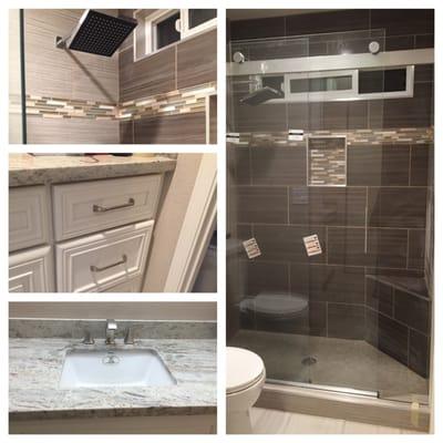 Love my modern bathroom/shower! Tony and team did an awesome job.