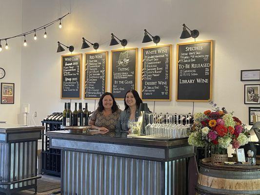 Amanda and Lili, Vitis Winery - August 23, 2025