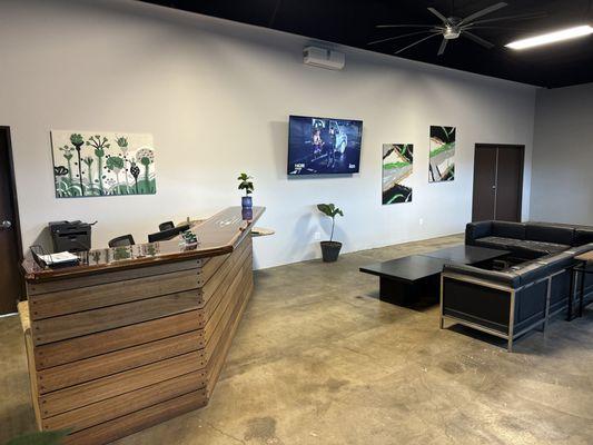 NEW OFFICE IS COMING ALONG