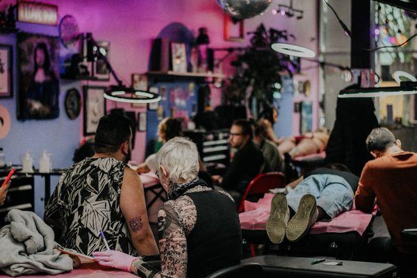 Sad devils club tattoo