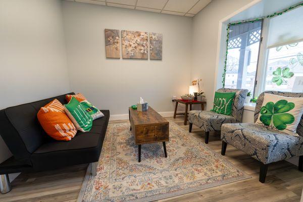Consultation Room - celebrating St. Patrick Day