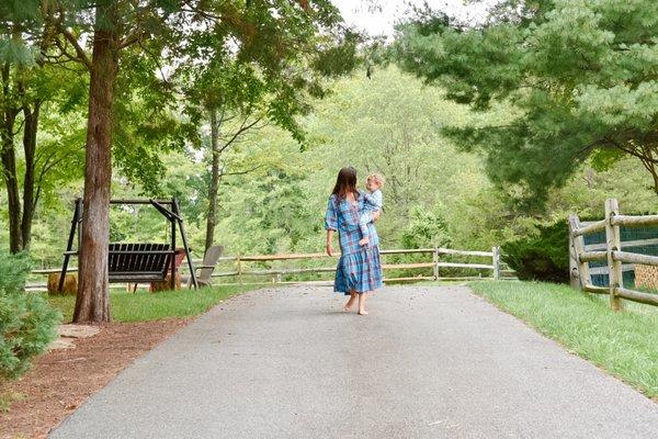 Owner Kristin and her son