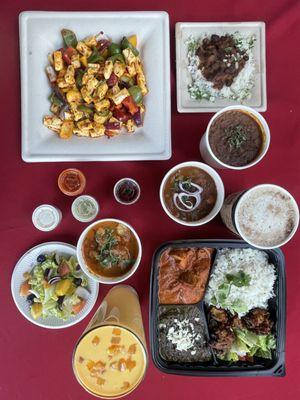 Indian Cuisine, Burgers, Tacos & Cocktails