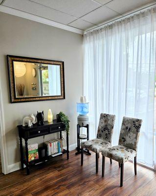 Waiting area at new Clearwater Location.