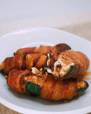 Bacon Wrapped Poppers