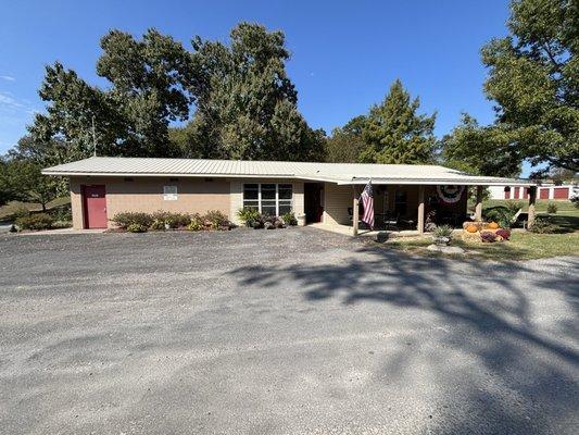 Bathhouse, laundry room, and gathering room