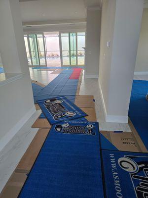 Quality service is our number one goal. We protect your space to leave no trace of us behind!