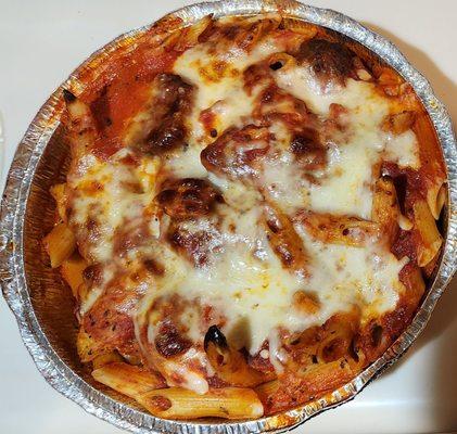 baked ziti with chicken and extra meatballs