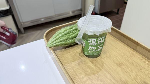 手打苦瓜檸檬茶