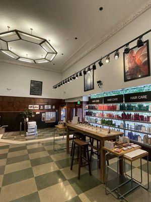 I love the whole Aveda product line. So nice to be able to purchase whatever I need here.